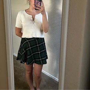 royal bones plaid skirt ☠️